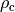 \rho_{\mathrm{c}}