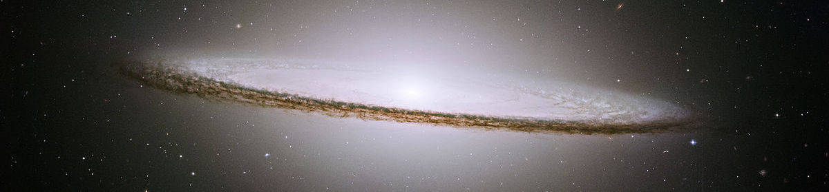 Sombrero Galaxy by HST